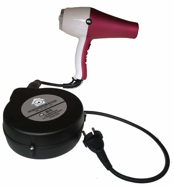 Small Cable Retractor, Retractable Power Cable Reel for Barber Shop