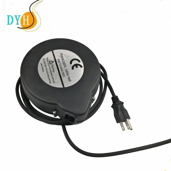 Small Cable Retractor, Retractable Power Cable Reel for Barber Shop