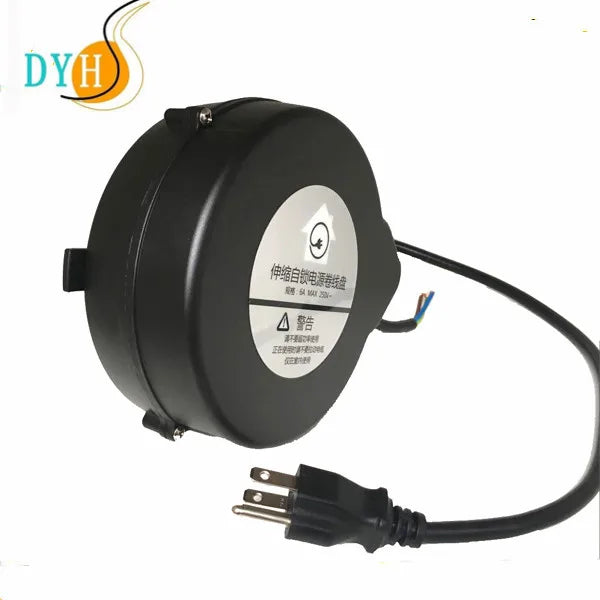 Small Cable Retractor, Retractable Power Cable Reel for Barber Shop