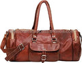 Weekender Overnight Bag 100% Genuine Leather Travel Duffel Full Grain Brown Color Duffel Bag Personalized Large Gym Weekend Bags