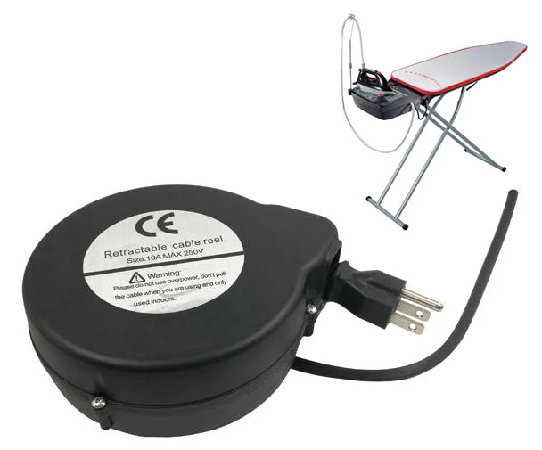 Small Cable Retractor, Retractable Power Cable Reel for Barber Shop