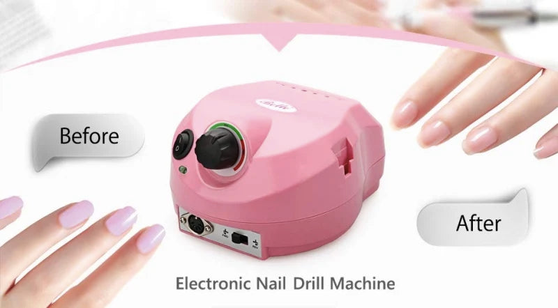 Nail Drill Machine 35000RPM Electric Manicure Machine Drills Manicure Drill & Accessory Manicure & Pedicure Drill Set