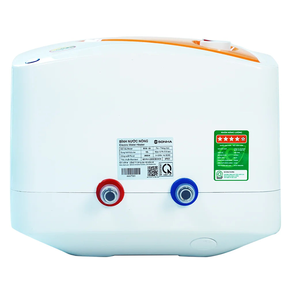 Traditional Electric Water Geysers Square Design Wall-Hung Storage Electric Water Heater
