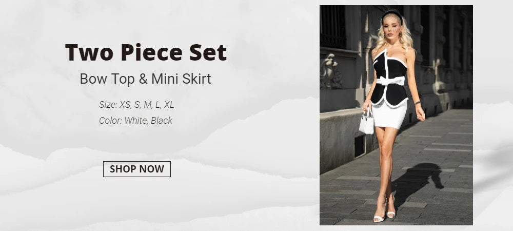 Women's Patchwork Mini Bandage Black Bow Strapless Bodycon 2023 Summer Sexy Elegant Club Celebrity Evening Party Dresses