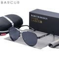 BARCUR Pilot Design Fashion Men Sunglasses Polarized Ladies Sun Glasses UV400 Protection Women Sun Glasses