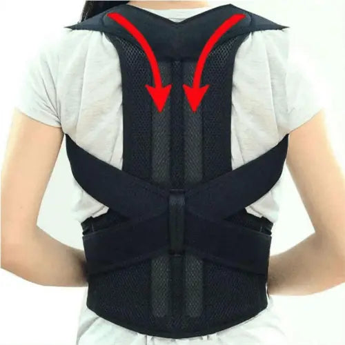 Adjustable Posture Corrector Low Back Support Shoulder Brace Belt For - Beauty