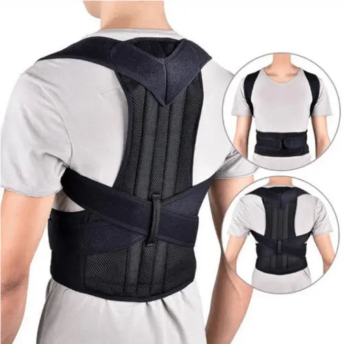 Adjustable Posture Corrector Low Back Support Shoulder Brace Belt For - Beauty