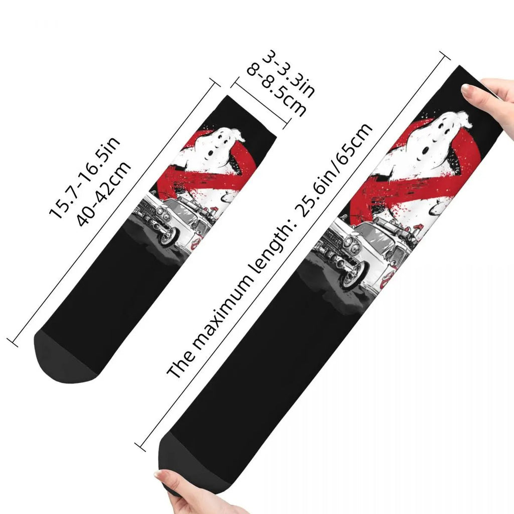 Autumn Winter Harajuku Unisex Ghostbusters Monster Movie Socks Ghost Busters Non - slip Crew Socks - Beauty