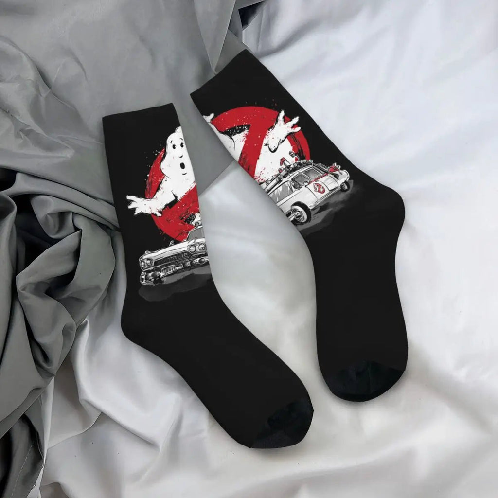 Autumn Winter Harajuku Unisex Ghostbusters Monster Movie Socks Ghost Busters Non - slip Crew Socks - Beauty