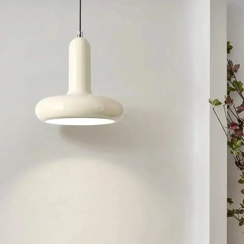 Bauhaus Modern Cream Style Bedroom Bedside Lamps Nordic Macaron Creative Dining Table Bar Lamps Danish Designer Small Chandelier - Beauty