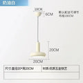 Bauhaus Modern Cream Style Bedroom Bedside Lamps Nordic Macaron Creative Dining Table Bar Lamps Danish Designer Small Chandelier - Beauty