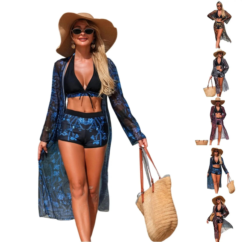 Bikini Set Women'S Printed Pattern Bikini Swimsuits Tankini Swimsuits For Women Sexy Swimsuits Bikini Sets For Women - Beauty