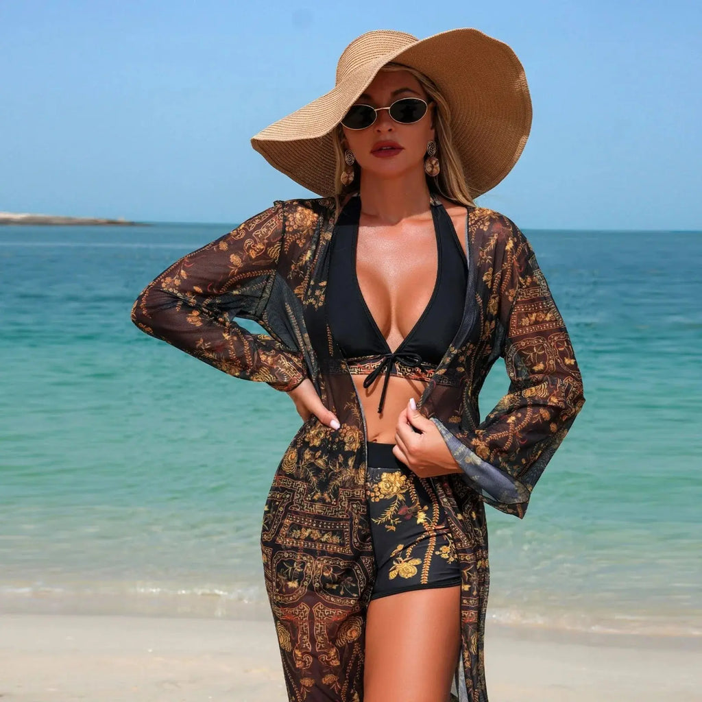 Bikini Set Women'S Printed Pattern Bikini Swimsuits Tankini Swimsuits For Women Sexy Swimsuits Bikini Sets For Women - Beauty