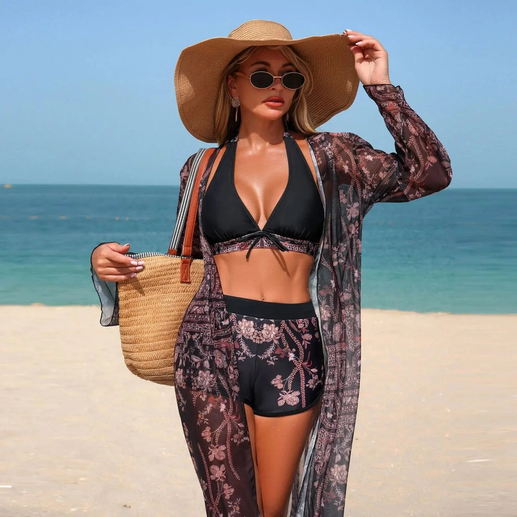 Bikini Set Women'S Printed Pattern Bikini Swimsuits Tankini Swimsuits For Women Sexy Swimsuits Bikini Sets For Women - Beauty