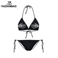 Bikinis 2021 Mujer Swimwear Plavky Beach Wear Skull Hand Printed Bikini Maillot De Bain Femme Biquini Swimsuit Y03028 - Beauty