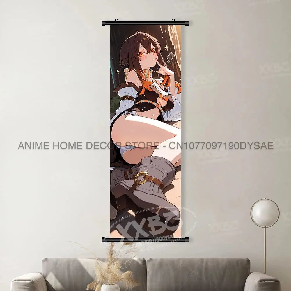 Canvas Home Decoration Poster For Anime Gachiakuta Character Print Scrolls Pictures Wall Art Hanging Painting Bedside Background - Beauty