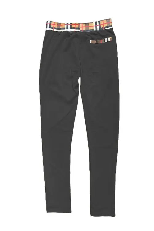 Checkered Polo and Pant Set - Beauty