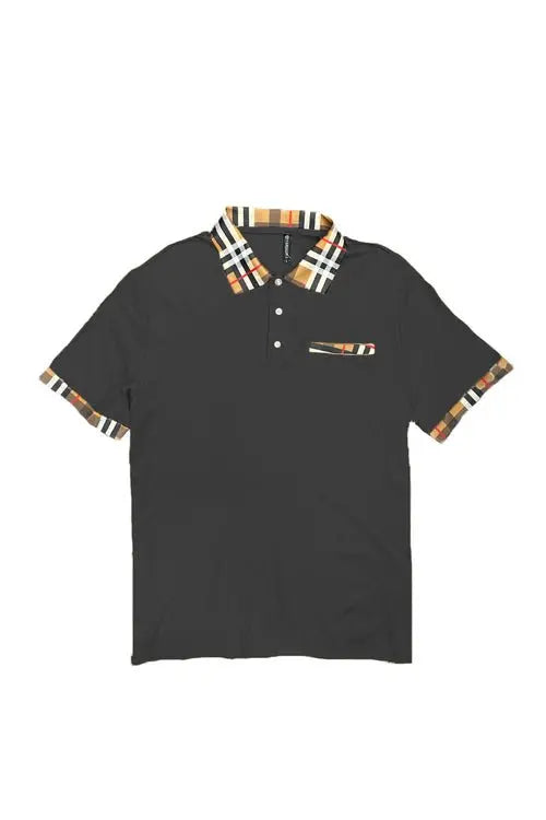 Checkered Polo and Pant Set - Beauty
