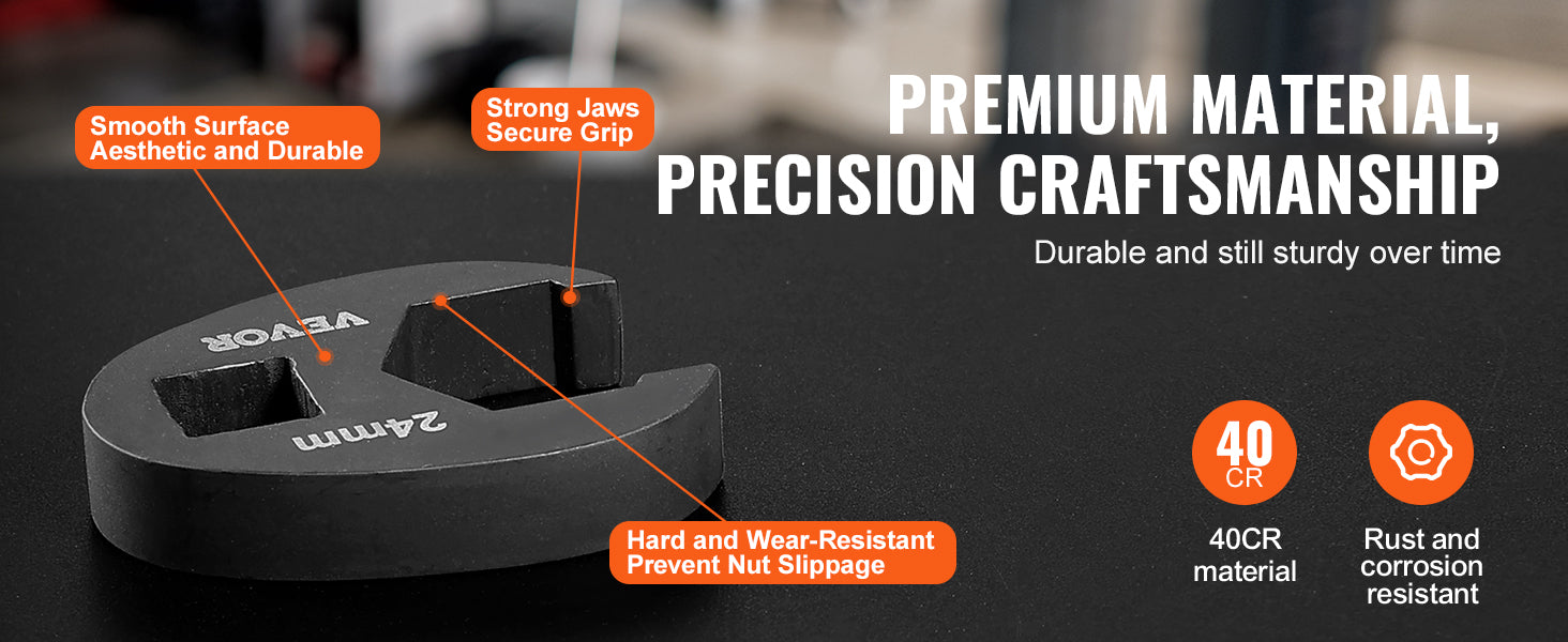 SucceBuy 14/15/20/24PCs Crowfoot Wrench Set 1/2" 3/8" Drive Crows Foot Wrench Set CR-MO Steel Crowfoot Wrench Set
