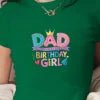 DAD of the BIRTHDAY GIRL women's fashion short t-shirt - Beauty