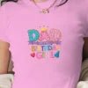 DAD of the BIRTHDAY GIRL women's fashion short t-shirt - Beauty