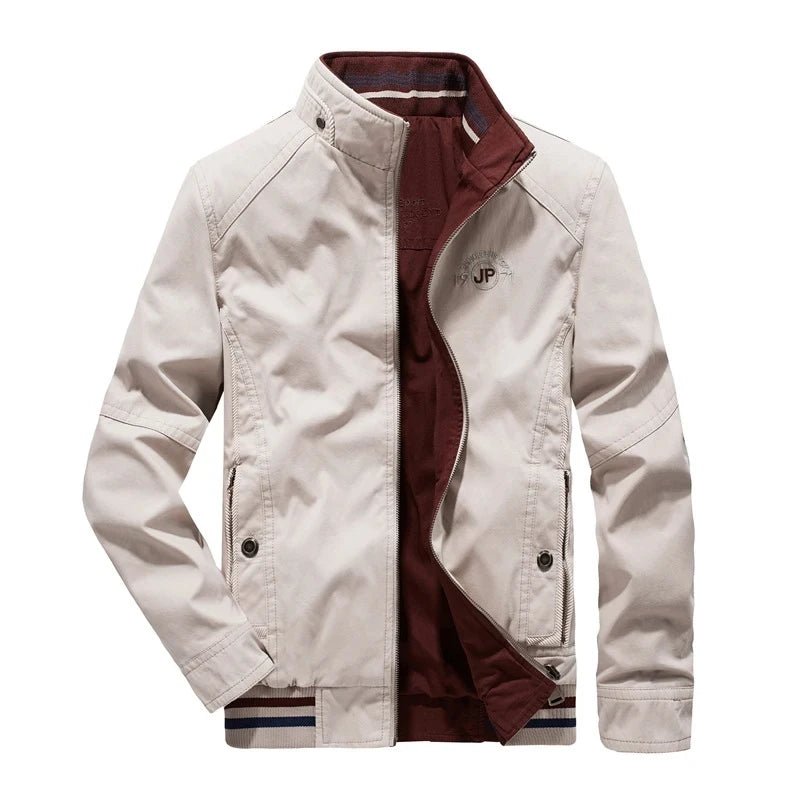 DIMUSI Autumn Men's Double - sided Military Jacket Casual Man Cotton Business Coats Fashion Men Multi - pocket Jackets Clothing 8XL - Beauty