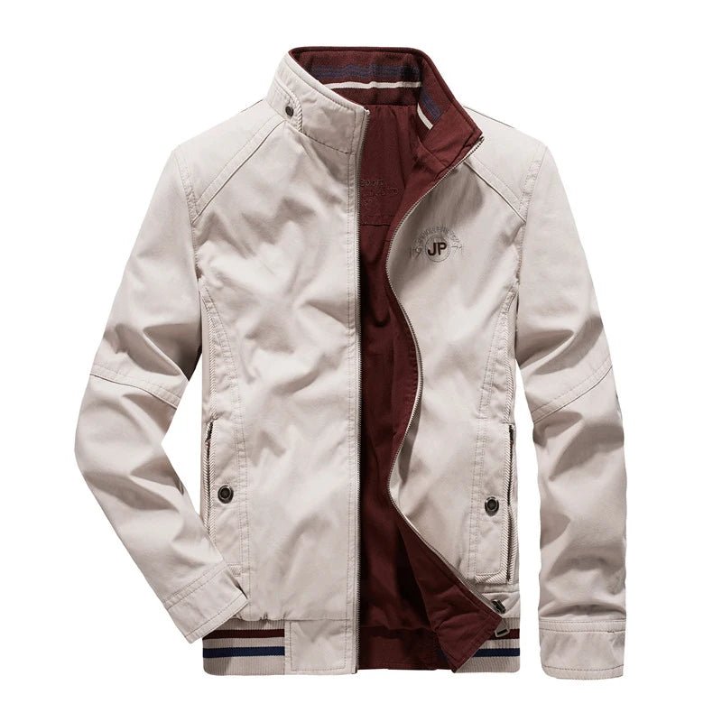 DIMUSI Autumn Men's Double - sided Military Jacket Casual Man Cotton Business Coats Fashion Men Multi - pocket Jackets Clothing 8XL - Beauty