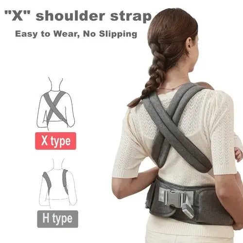 Ergonomic 3 - in - 1 Baby Carrier and Hipseat - Beauty