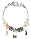 EURO STYLE MULTI BEAD AND CHARM BRACELET - BEAUTY - Beauty