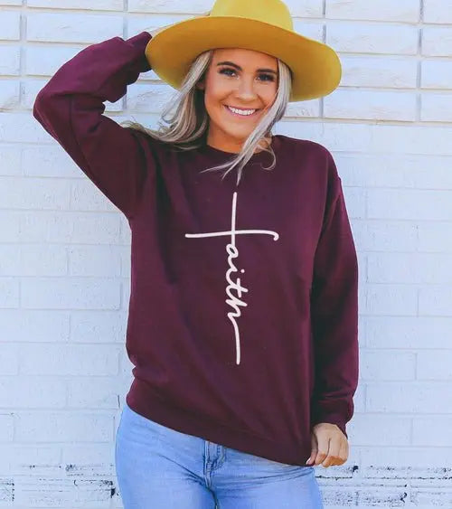 Faith Sweatshirt - Beauty
