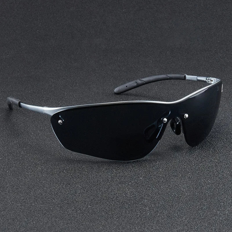 Fashion Men Bifocal Sunglasses Dual - use Far Near Reading glasses Silver Spring Frame Sports Goggles +100 +150 +200 +250 +300 - Beauty