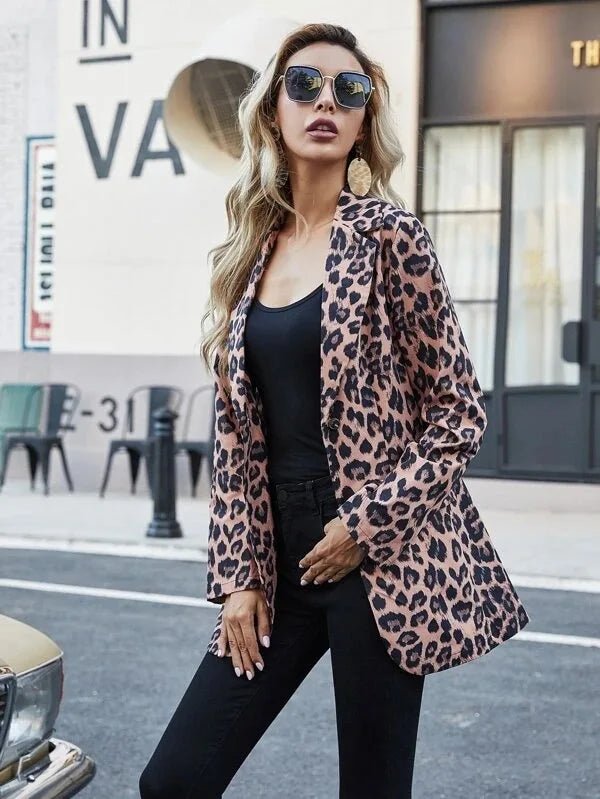 Fashion New Print Blazer Women's Vintage Letter Irregular Jacket High Street Elegant Women's Jacket Women Clothing - Beauty