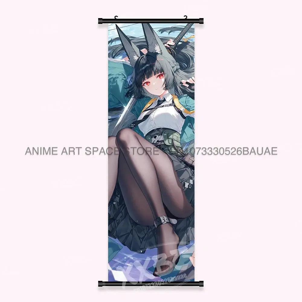 Game Home Decoration Scrolls Pictures Anime Wall Art Canvas Hanging Painting Bedside Background Posters For Zenless Zone Zero - Beauty