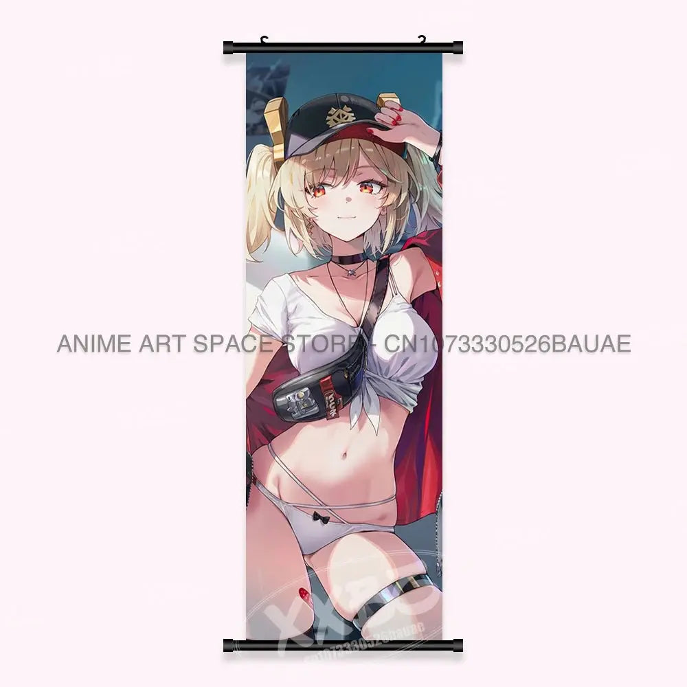 Game Home Decoration Scrolls Pictures Anime Wall Art Canvas Hanging Painting Bedside Background Posters For Zenless Zone Zero - Beauty