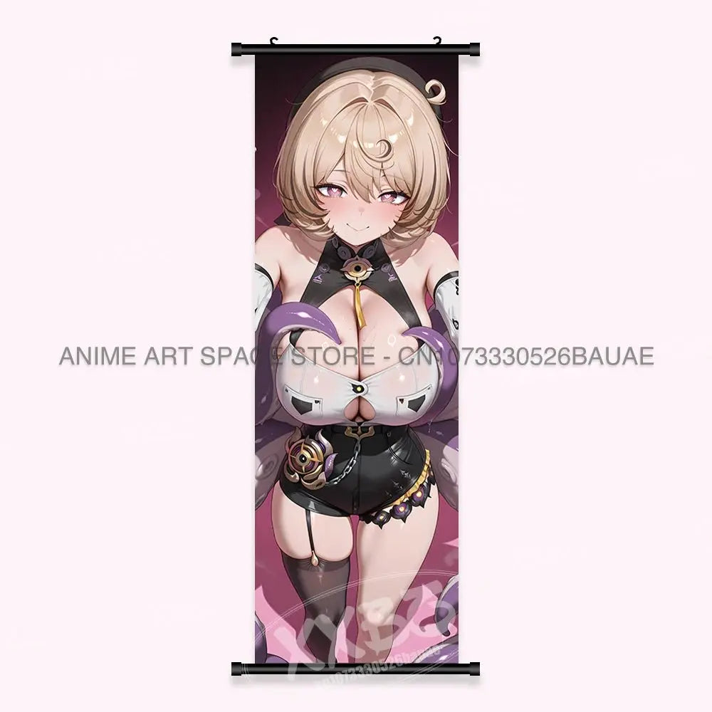 Game Home Decoration Scrolls Pictures Anime Wall Art Canvas Hanging Painting Bedside Background Posters For Zenless Zone Zero - Beauty