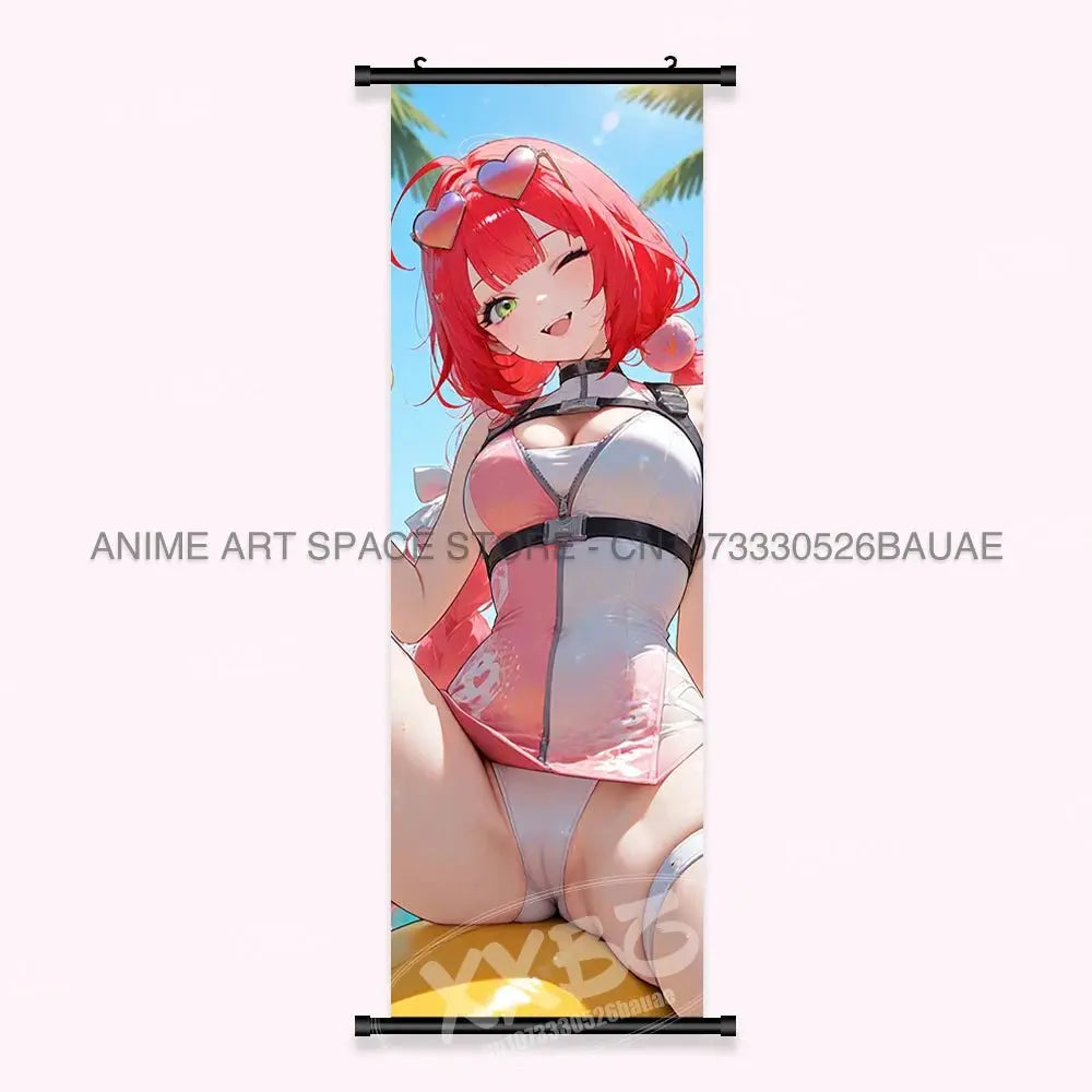 Game Home Decoration Scrolls Pictures Anime Wall Art Canvas Hanging Painting Bedside Background Posters For Zenless Zone Zero - Beauty