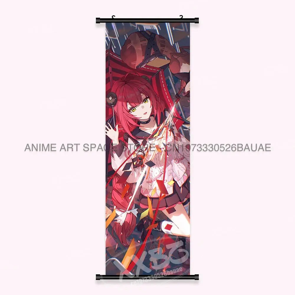 Game Home Decoration Scrolls Pictures Anime Wall Art Canvas Hanging Painting Bedside Background Posters For Zenless Zone Zero - Beauty