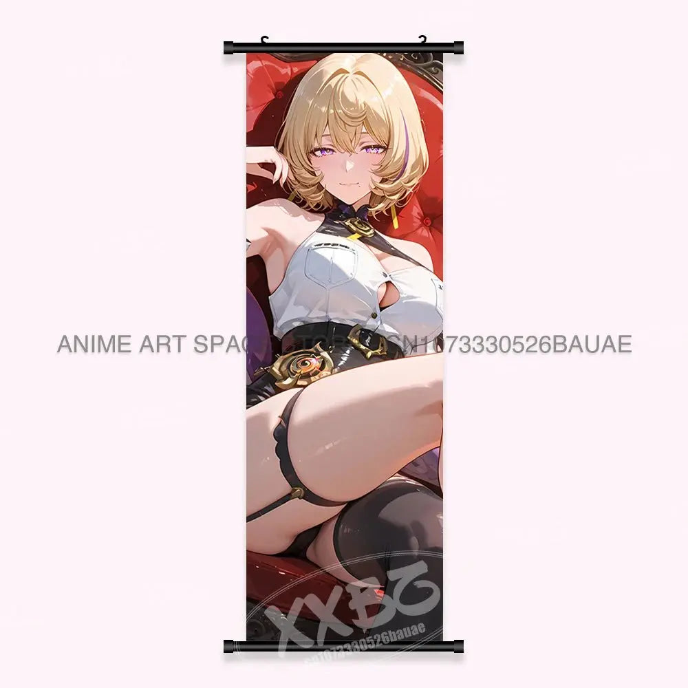 Game Home Decoration Scrolls Pictures Anime Wall Art Canvas Hanging Painting Bedside Background Posters For Zenless Zone Zero - Beauty