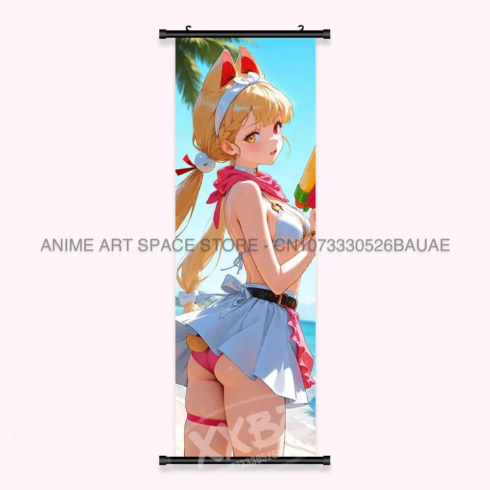 Game Home Decoration Scrolls Pictures Anime Wall Art Canvas Hanging Painting Bedside Background Posters For Zenless Zone Zero - Beauty