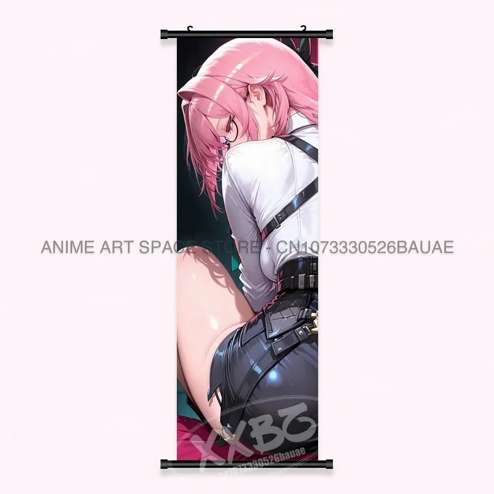 Game Home Decoration Scrolls Pictures Anime Wall Art Canvas Hanging Painting Bedside Background Posters For Zenless Zone Zero - Beauty