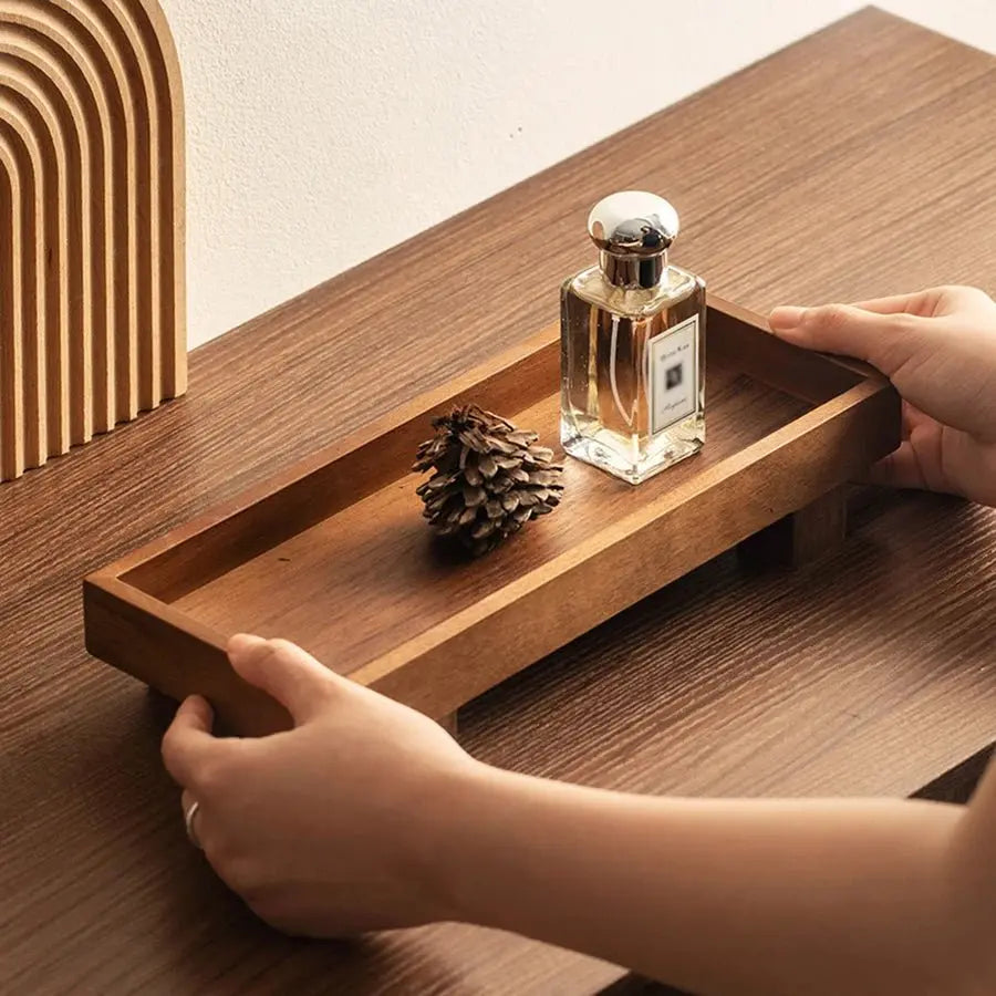 Japanese Style Wooden Tray Gongfu Tea Tray Tea Ceremony Accessories Restaurant Coffee Storage Tray - Beauty
