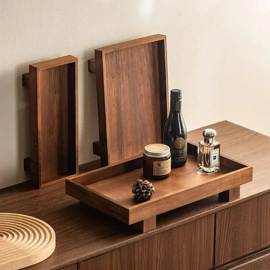 Japanese Style Wooden Tray Gongfu Tea Tray Tea Ceremony Accessories Restaurant Coffee Storage Tray - Beauty