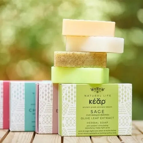 Kear Sage Olive Leaf Extract Herbal Soap: Double Duty Detox - Beauty