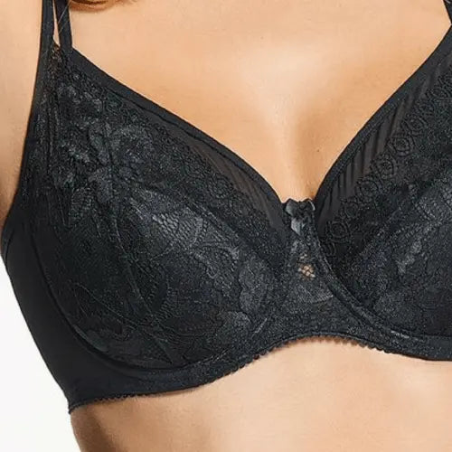 Lace Overlay Plunge Bra Kostar Lacy Love - Beauty