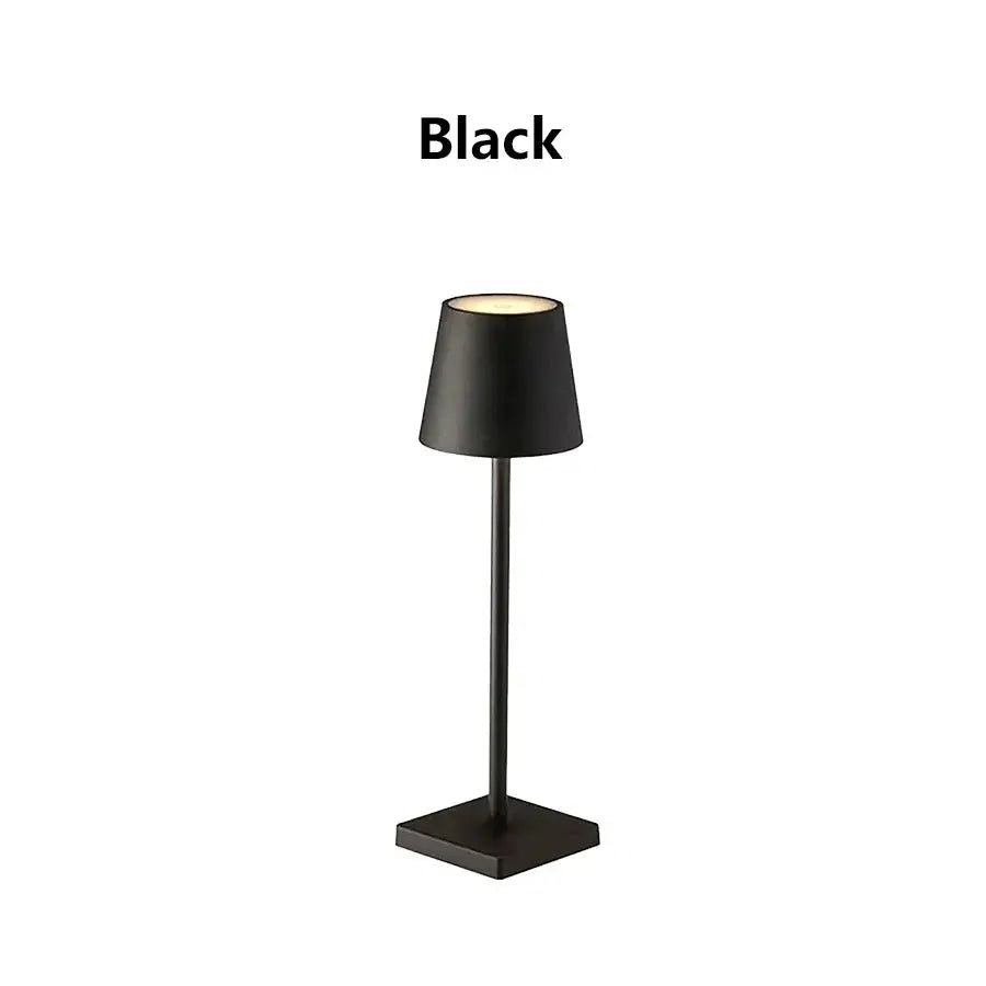 LED Desk Lamp Usb Rechargeable Table Lamp Wireless Touch 3 Color Desktop Night Light Bar Restaurant Creative Ambient Light Decor - Beauty
