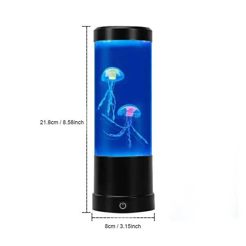 LED Fantasy Jellyfish Lamps Color Changing Jellyfish Tank Aquarium Lamp USB Battery Power Relaxing Mood Night Light - Beauty