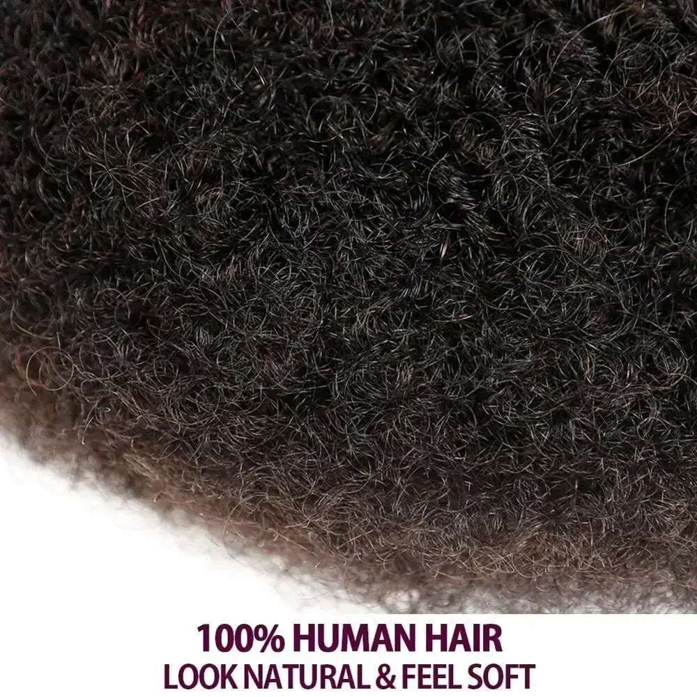 Lolely Dream Spring Twist Afro Kinky Bulk Hair 100% Human Hair For Dreadlocks Twist Braid Hair Extension Natrual Black Color - Beauty