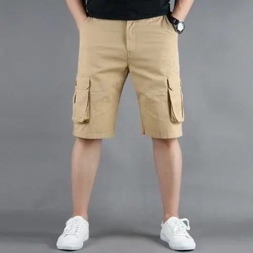 Mens Casual Cargo Shorts with Side Pockets - Beauty