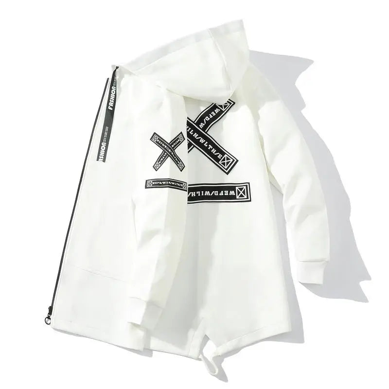 Men's Jacket Fashion Spring Autum Casual Streetwear Hoodie Jacket Men's Overalls Bomber Jacket Mens Windbreaker Coat Man Outwear - Beauty