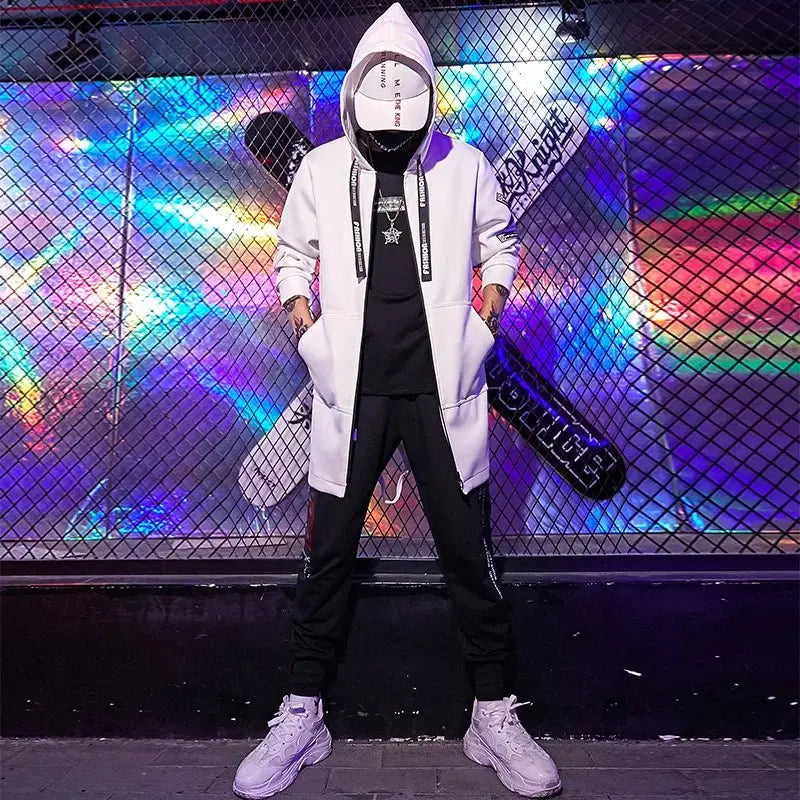 Men's Jacket Fashion Spring Autum Casual Streetwear Hoodie Jacket Men's Overalls Bomber Jacket Mens Windbreaker Coat Man Outwear - Beauty